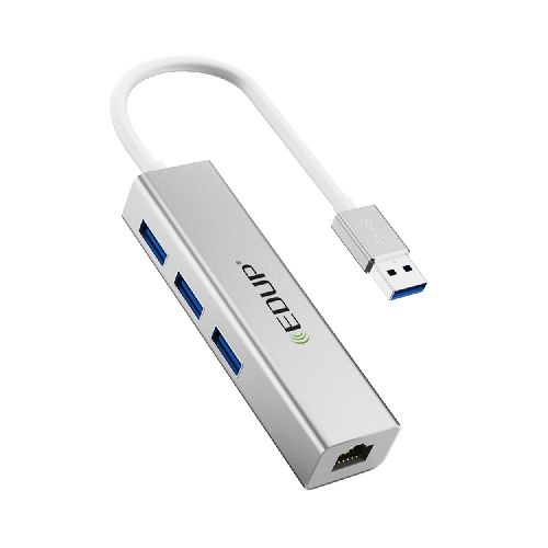 HUB USB + RJ45 EP-9606 EDUP -3USB 3.0