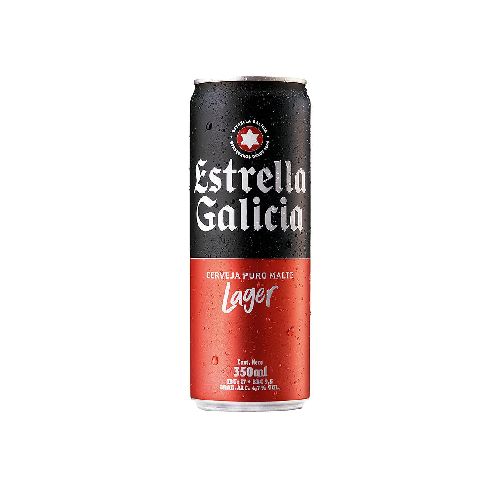 CERVEZA ESTRELLA GALICIA LATA 350 ML