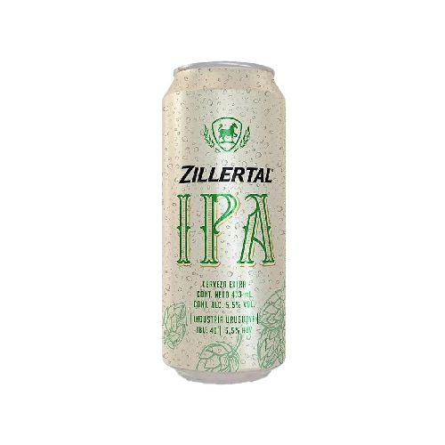 CERVEZA ZILLERTAL IPA LATA 473 ML