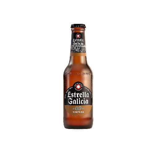 CERVEZA ESTRELLA GALICIA TOSTADA 0.0 250 ML