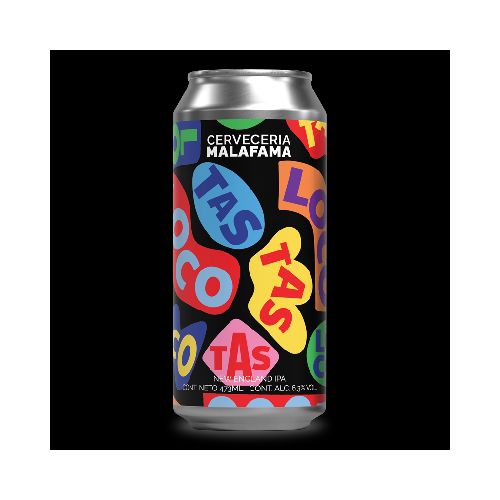 CERVEZA MALAFAMA TAS LOCO NEW ENGLAND IPA 473 ML