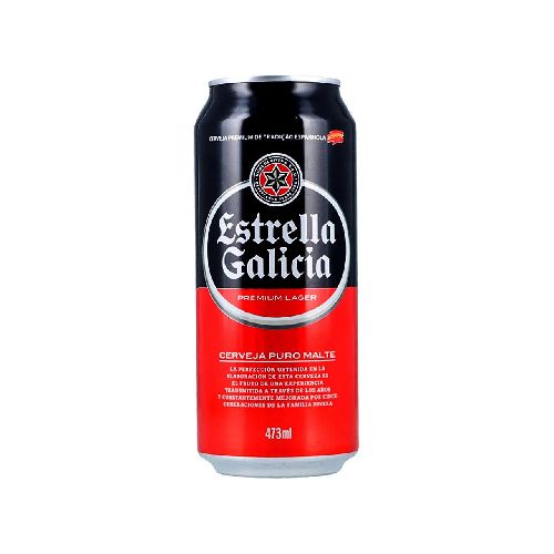 CERVEZA ESTRELLA GALICIA LATA 473 ML