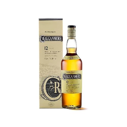 WHISKY DE MALTA ESCOCES CRAGGANMORE 12 AÑOS 750 ML