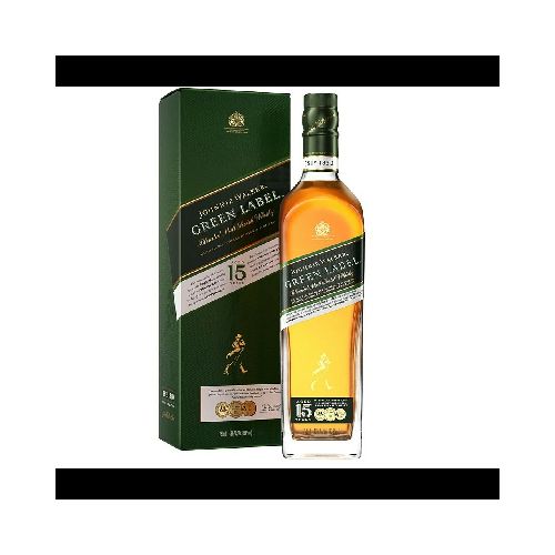 WHISKY ESCOCES JOHNNIE WALKER GREEN LABEL 750 ML