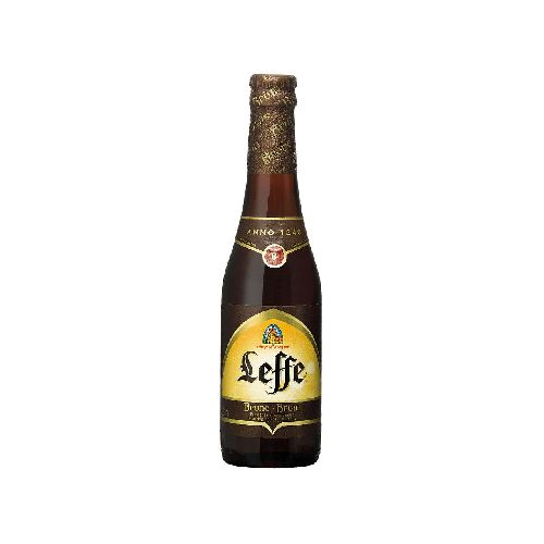 CERVEZA LEFFE NEGRA BELGA 330 ML