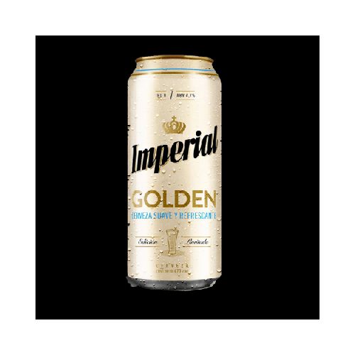 CERVEZA IMPERIAL GOLDEN LATA 473 ML