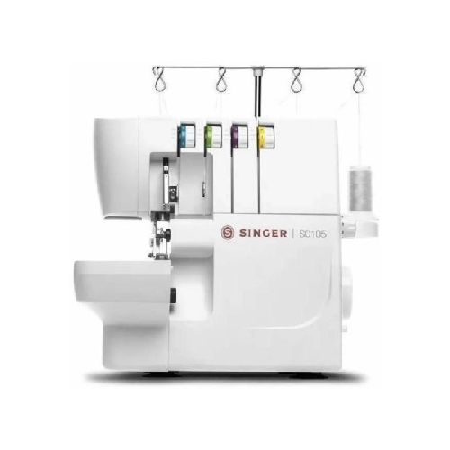 Máquina De Coser Overlock Singer Overlock S0105 Portable Color Blanco 220v