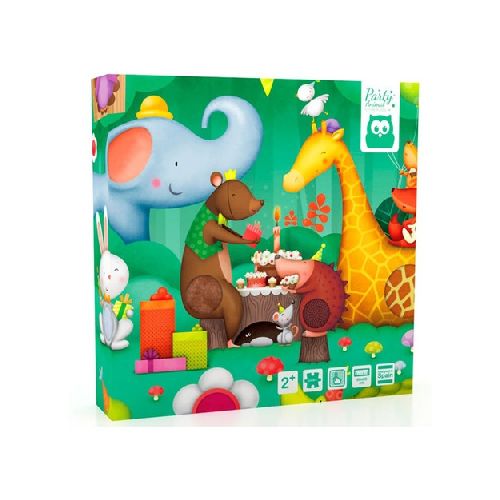 Puzzle Texturado Animal Party 16 Pcs – Vamos A Jugar