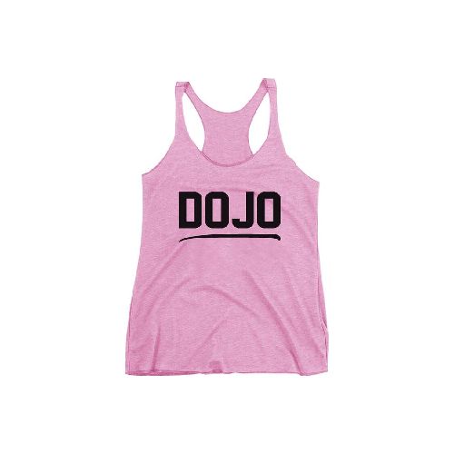 Musculosa de Mujer Dojo Rosada con Negro