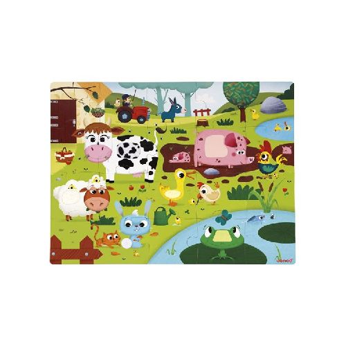 Puzzle Granja 20 piezas Grande Janod