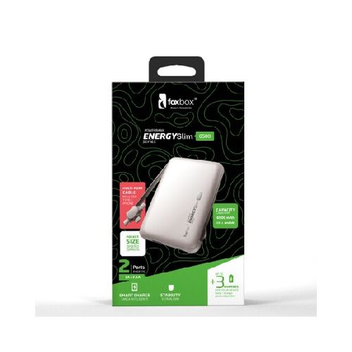 Powerbank Foxbox Energy Slim 6500 mAh