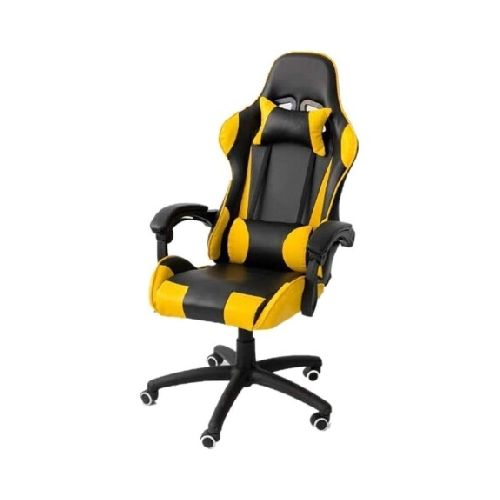 Silla gamer YT055 amarilla y negra