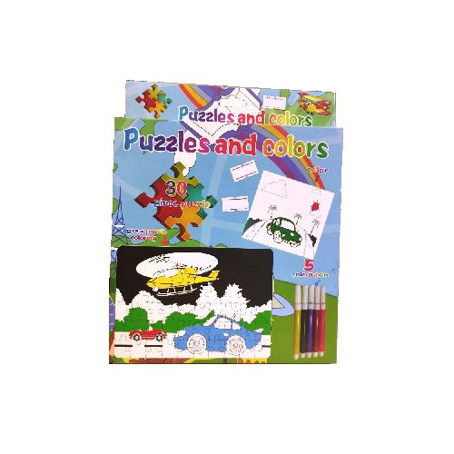 Puzzle para Colorear con Marcadores