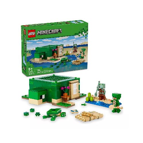 Lego Minecraft La Casa Tortuga de Playa