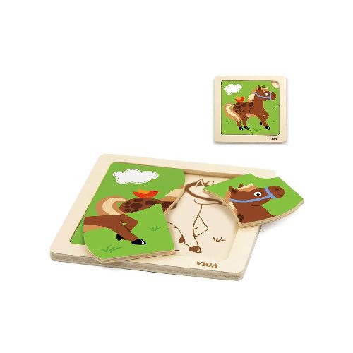 Puzzle Plano Caballito Viga