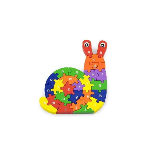 Puzzle 3D Caracol Madera