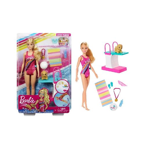 Barbie Malibu c/trampolìn