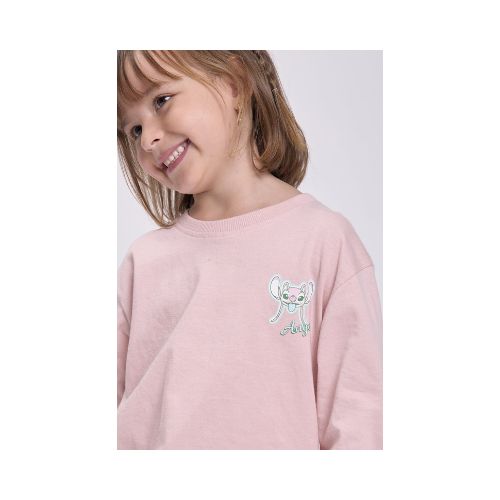 Remera estampa - Rosa Pastel