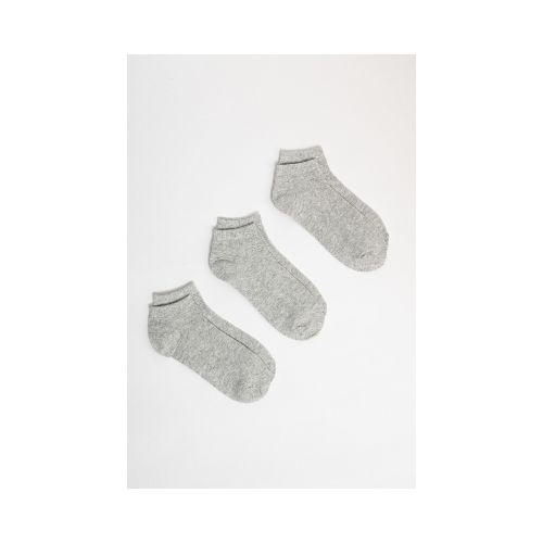 Pack x 3 medias tobillera - Gris