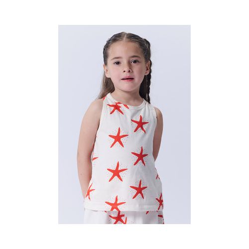 Musculosa Nudo Espalda - Estrella de Mar Blanca