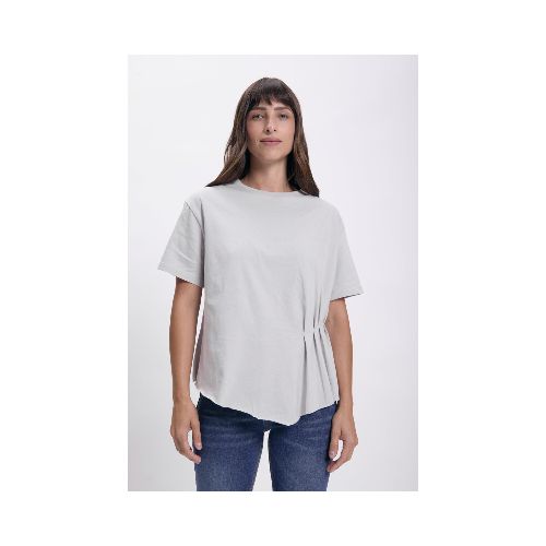 Remera pinza - Gris Claro