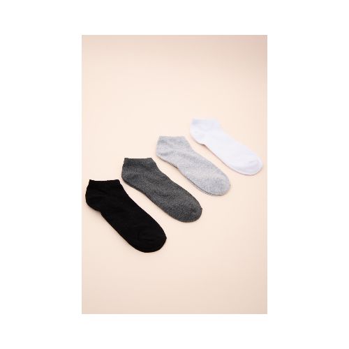 Pack de medias x4 221 - Gris-blanco-negro