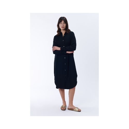 Camisa Larga Oversize - Negro