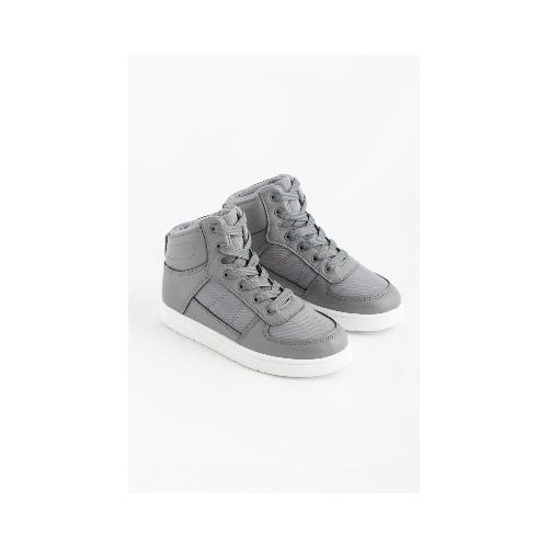 Zapatilla acordonada gris - Gris