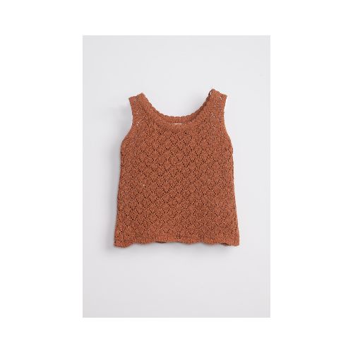 Musculosa Punto Tejida - Camel