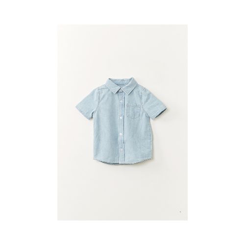 Camisa Jean - Celeste