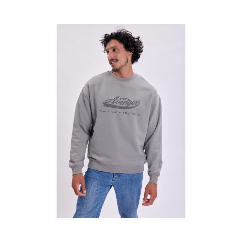 Buzo deportivo oversize - Disney Gris