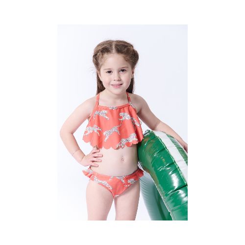 Bombacha Bikini Estampa - Tigres Naranja