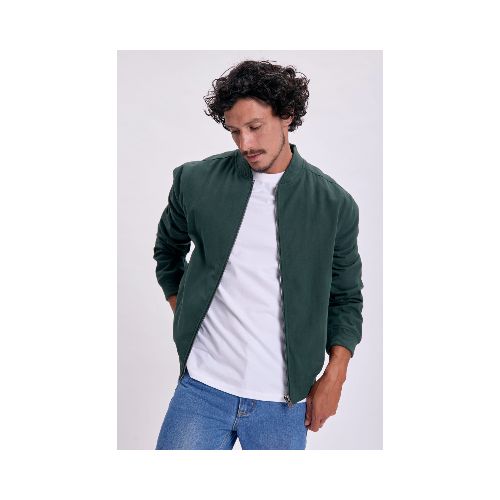 Campera bomber algodón - Verde