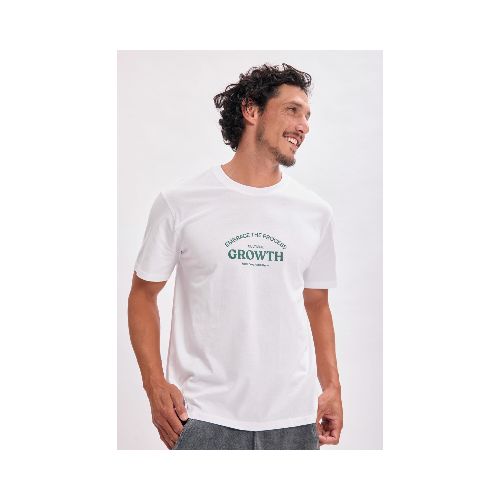 Remera estampa - Texto Blanco