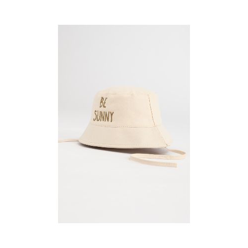 Gorro canvas estampado - Be sunny beige