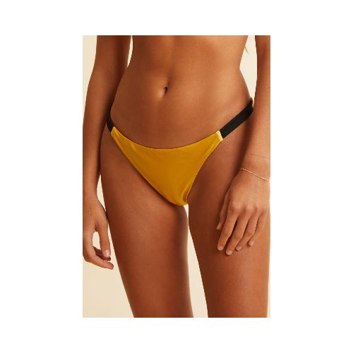 Bombacha Bikini lurex - Mostaza