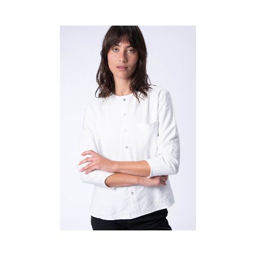 Blusa manga larga - Blanco