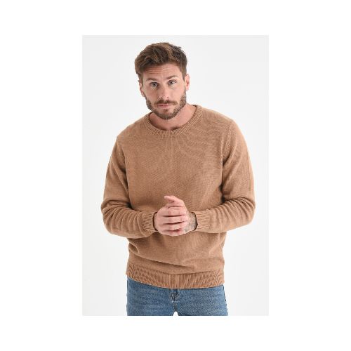 Sweater de punto - Camel