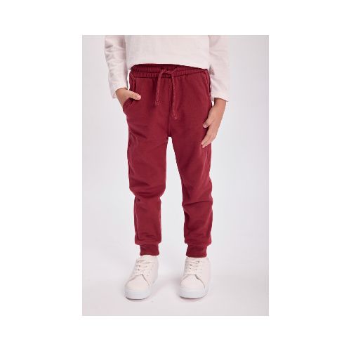 Pantalón deportivo jogger - Bordó