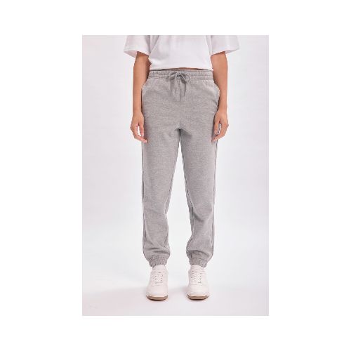 Pantalón deportivo jogger - Gris Melange Claro