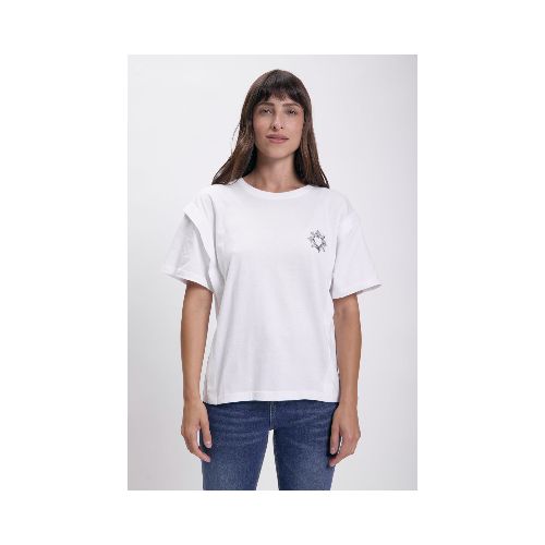 Remera estampa - Corazón Blanco