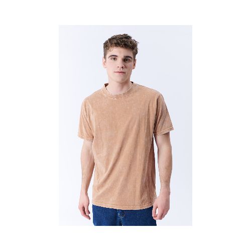 Remera Lavada - Beige oscuro