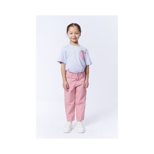 Pantalón Jean Slouchy - Rosa