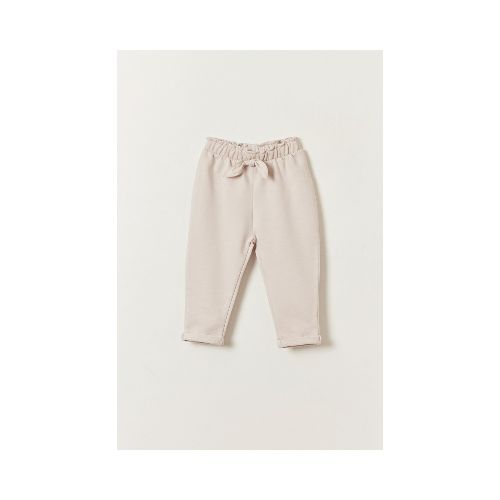 Pantalón deportivo lazo - Beige