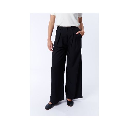 Pantalón de vestir pinzado - Negro