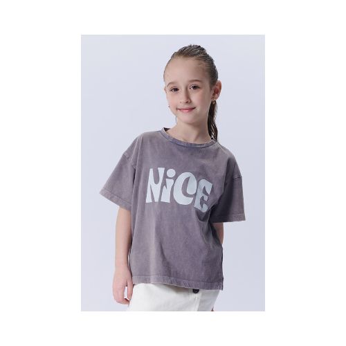 Remera Nice - Gris