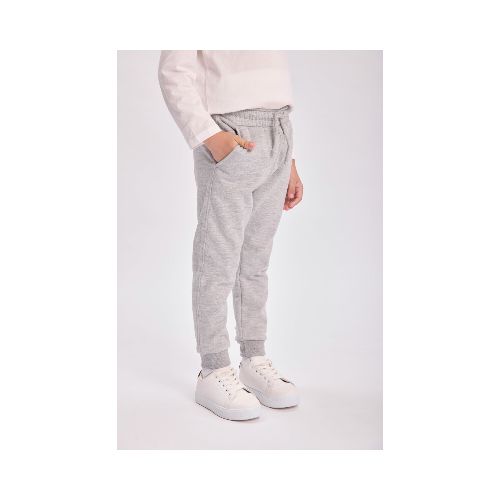 Pantalón deportivo jogger - Gris Melange