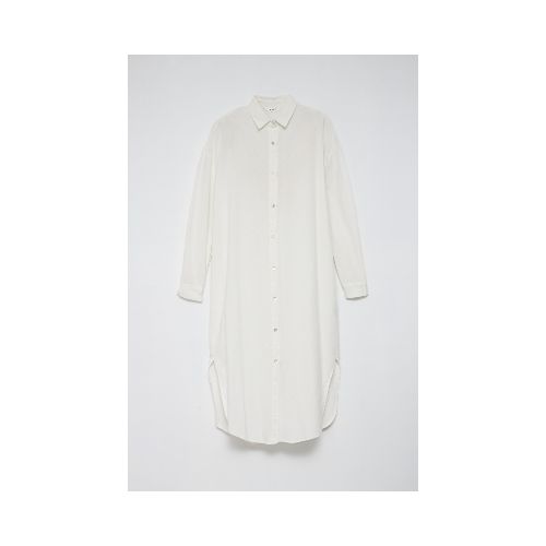 Camisa larga oversize - Blanca