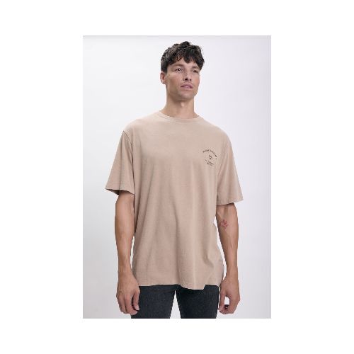 Remera oversize - Visón