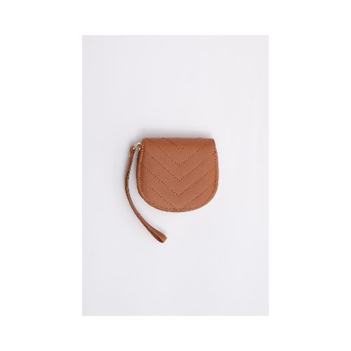 Monedero textura - Camel